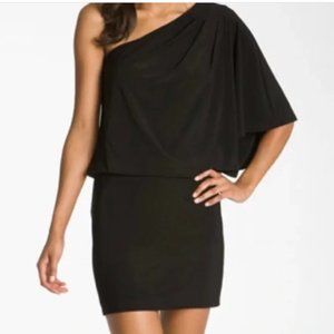 Jessica Simpson One Shoulder Little Black Mini Dress LARGE